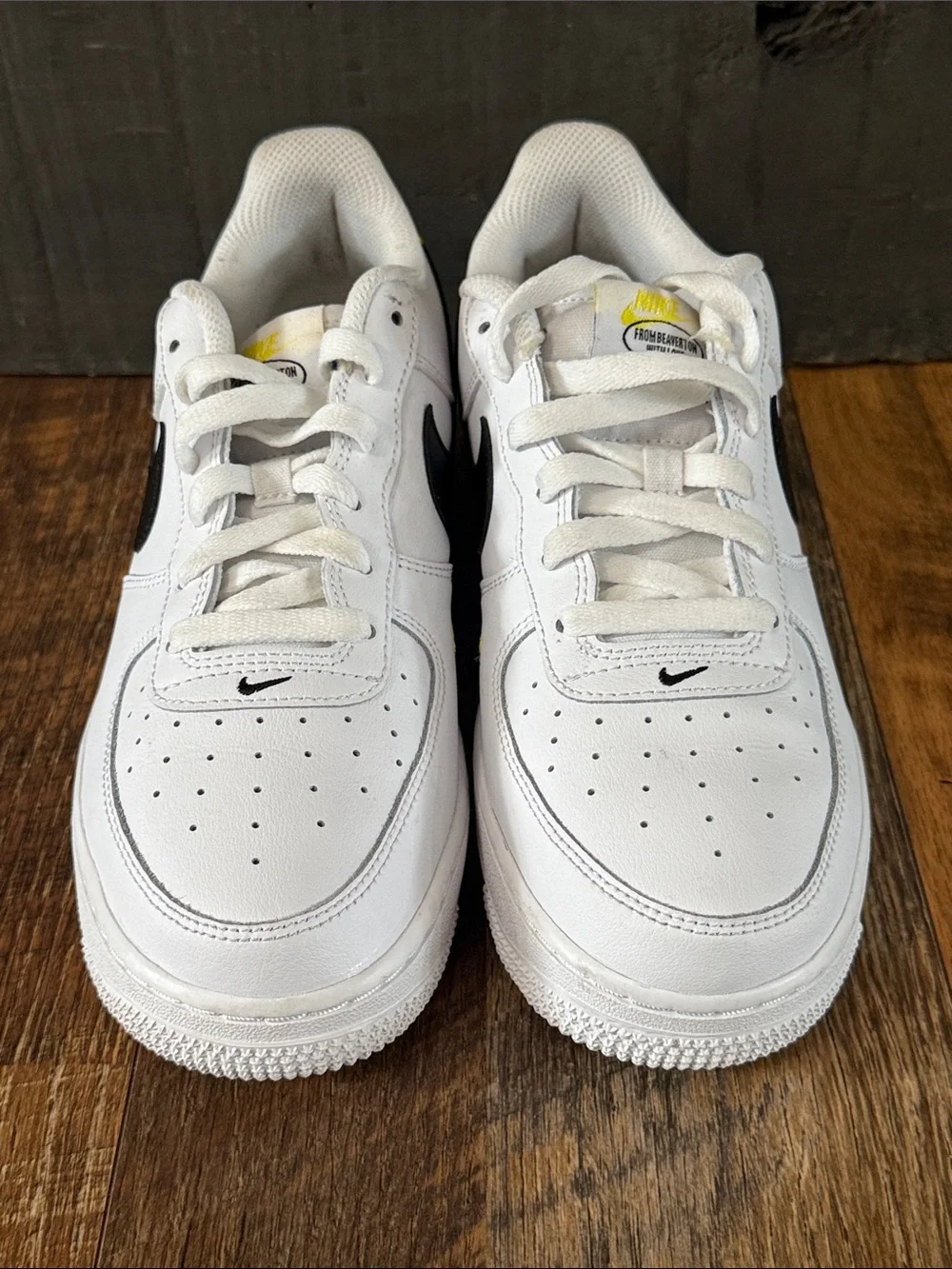 Nike Air Force 1 Low Have A Nike Day White Black Yellow Sunflower